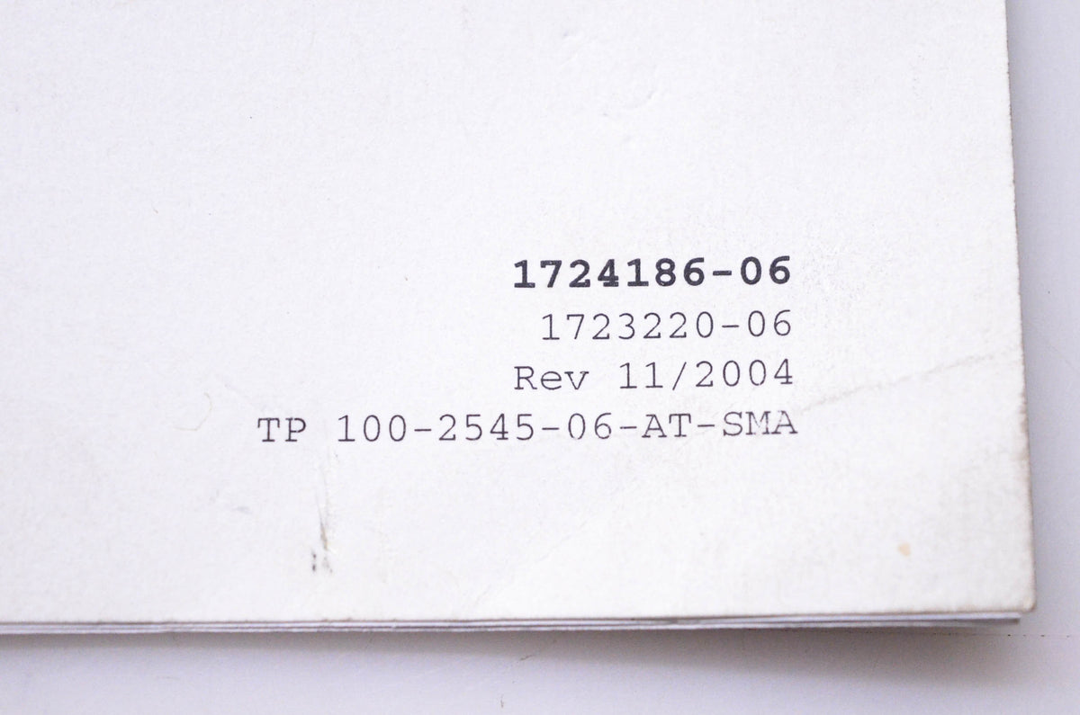 Simplicity Manufacturing 1724186-06, 1723220-06, 100-2545-06-AT-SMA Attachment Operator's Manual 42 46 Single Stage Snowthrower