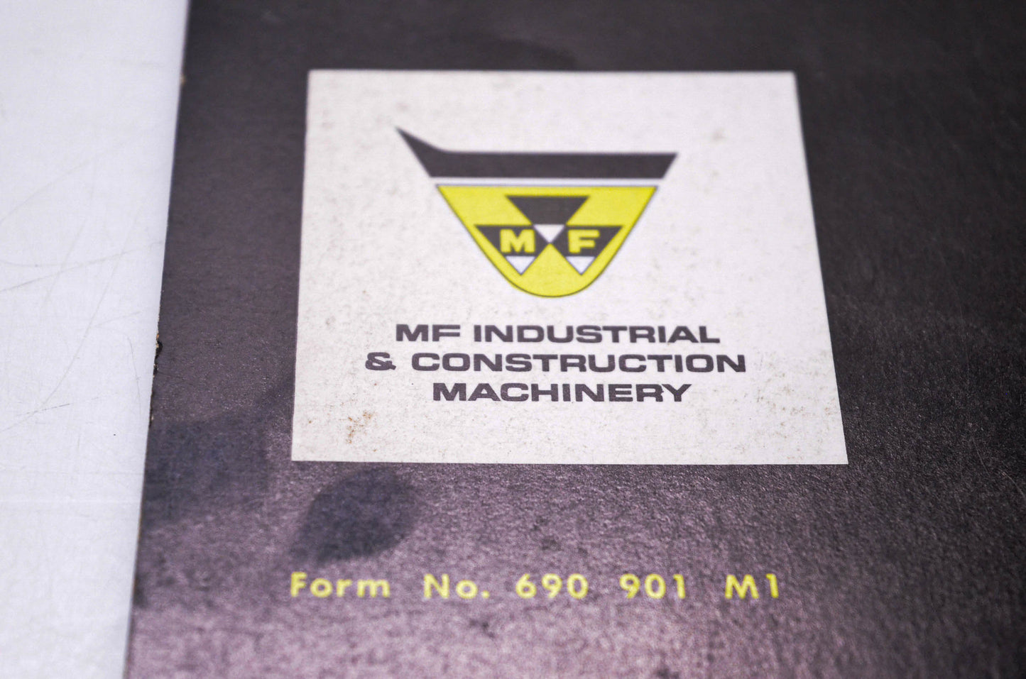 Massey Ferguson 690 901 M1 MF 2244 Forestry Crawler Operator's Manual