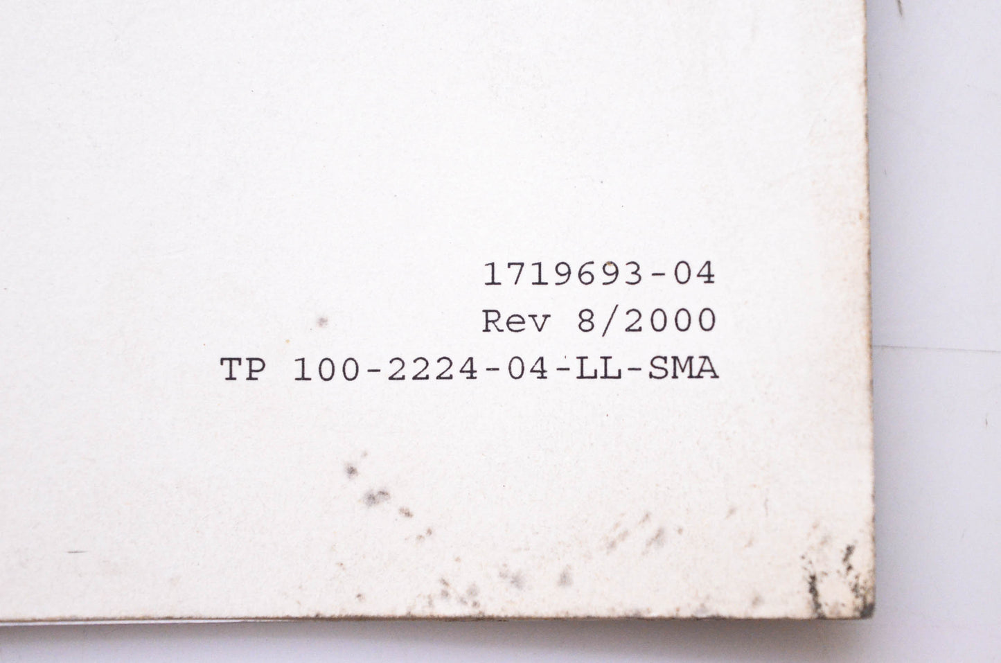 Simplicity Manufacturing 100-2224-04-LL-SMA Operator's Manual Landlord DLX Series