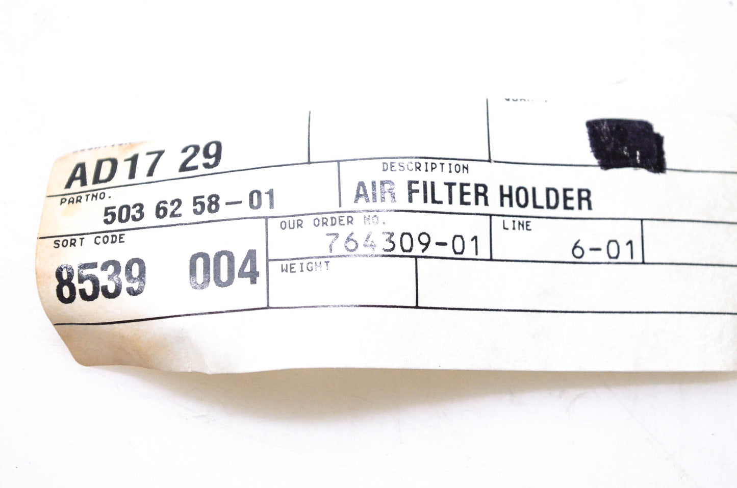 New OEM Husqvarna 503 62 58-01, 503625801 Air Filter Holder NOS