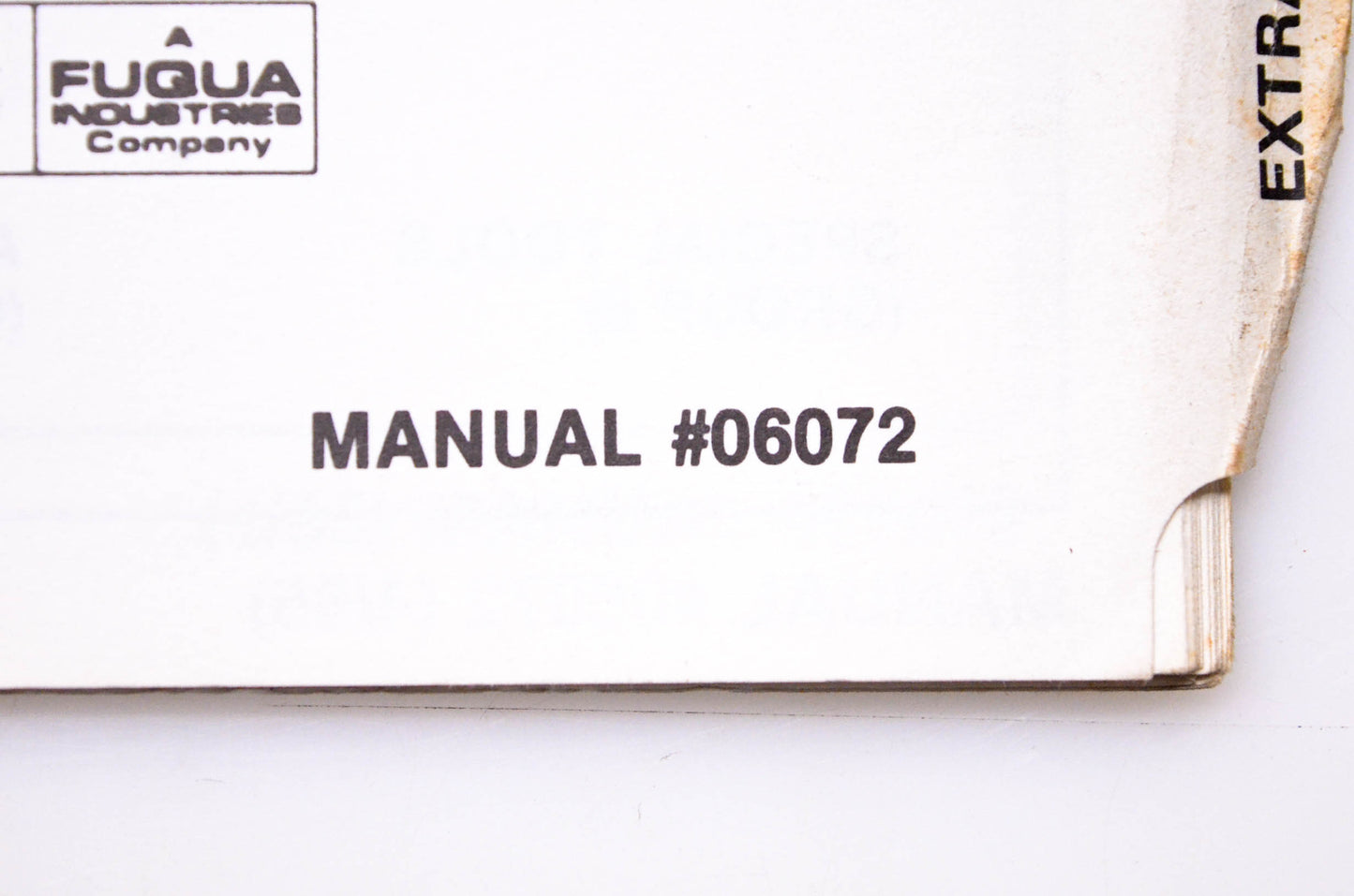 Snapper 06072 Parts Manual Commercial & Extra Tough Riding Mowers