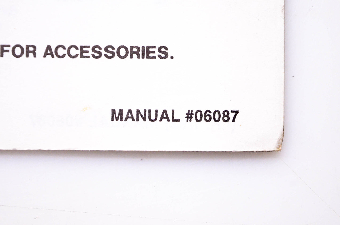 Snapper 06087 Parts Manual Rear Engine Rider Series 11 NOS