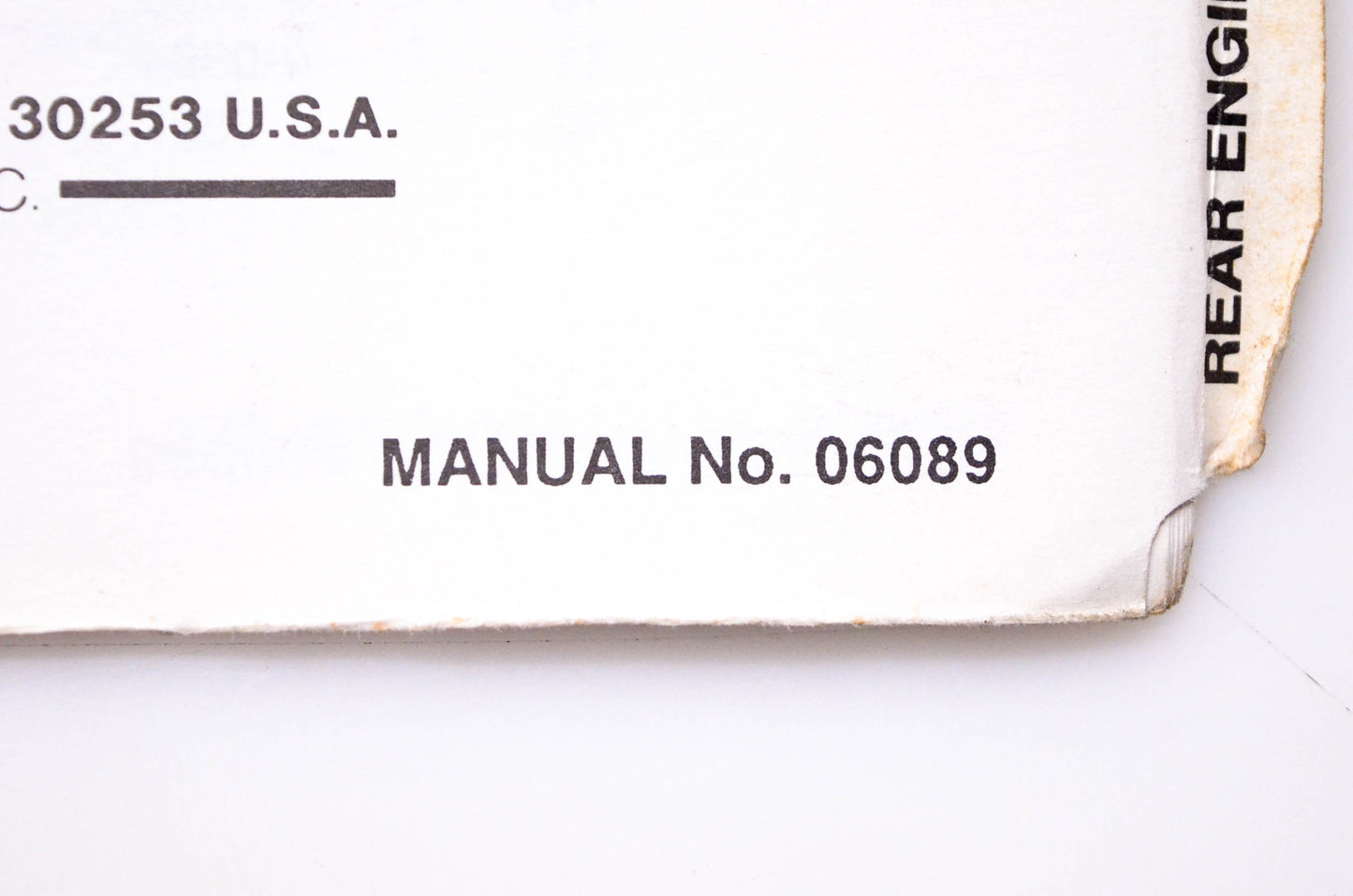 Snapper 06089 Parts Manual Rear Engine Rider Standard & Commercial Models Series 13 NOS