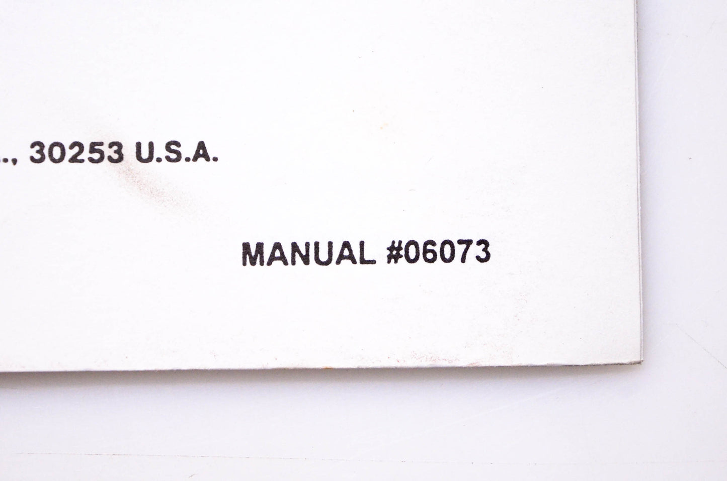 Snapper 06073 Parts Manual Rear Engine Rider Series 17