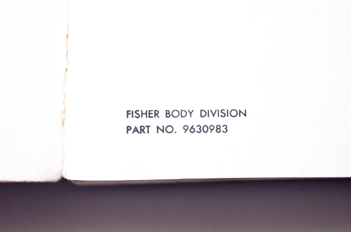 General Motors 9630983 1974 Fisher Body Service Manual