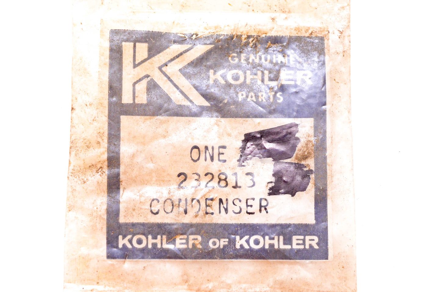 Kohler 232813 Condenser NOS