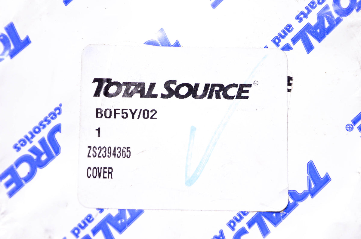 Total Source 2394365, ZS2394365, BOF5Y/02 Cover NOS