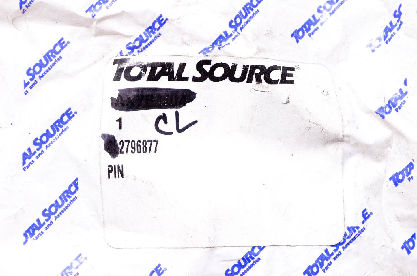 Total Source 2796877 Forklift Pin fits Clark NOS