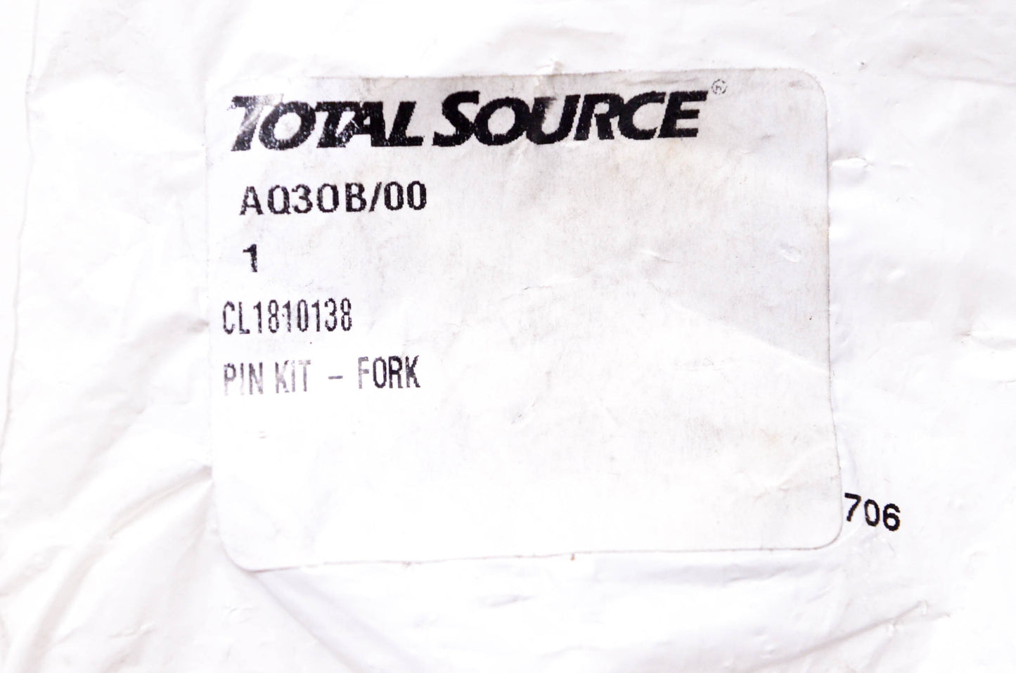 Clark 1810138 Forklift Pin Kit fits Clark NOS