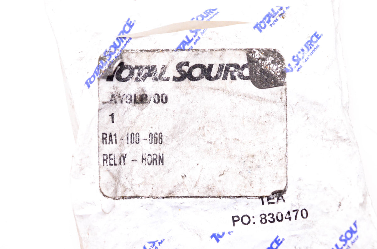 Total Source 1-100-068 Horn Relay fits Raymond NOS