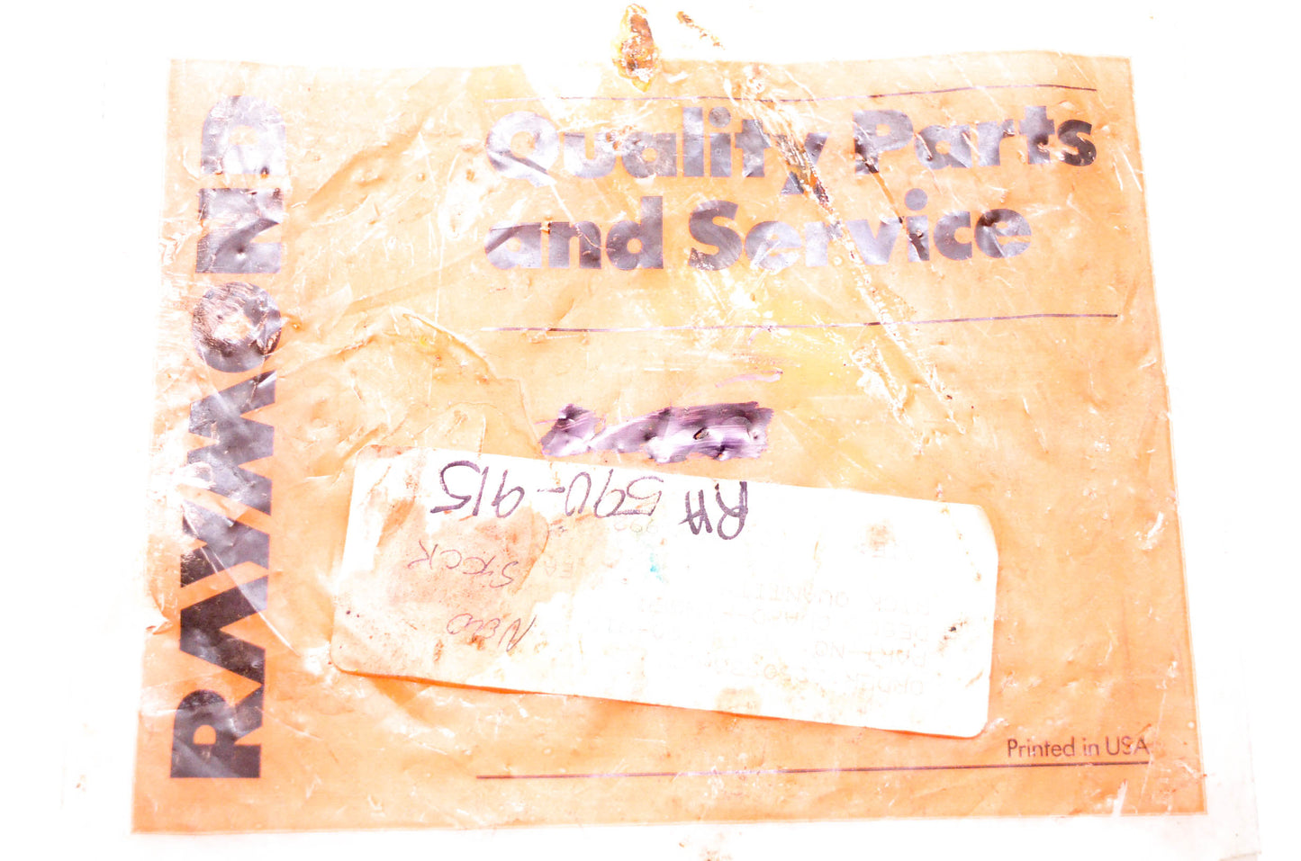 Raymond 590-915 Finger Guard NOS