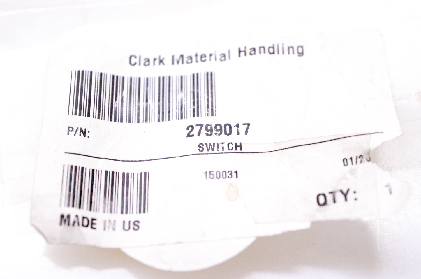 Clark 2799017 Switch NOS