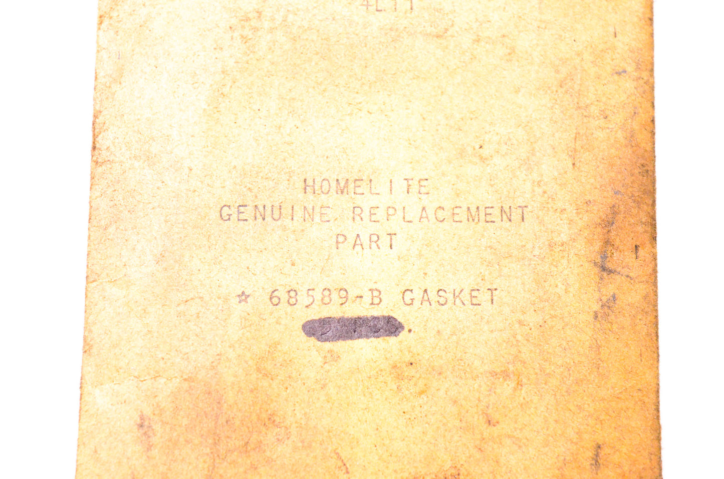 Homelite 68589-B Oil Tank Gasket NOS
