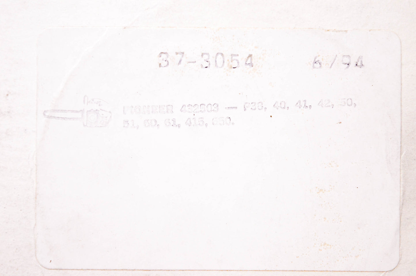 High Torque 37-3054, 432503 Starter Rewind Spring for Pioneer NOS
