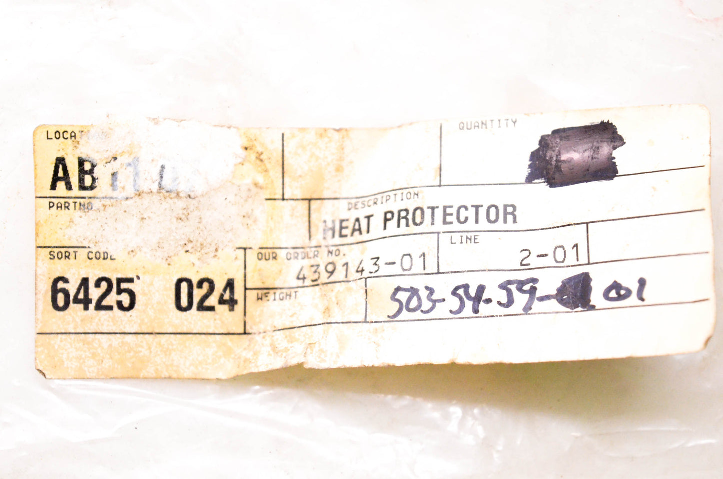 New OEM Husqvarna 503-54-59-01, 503545901 Heat Protector NOS