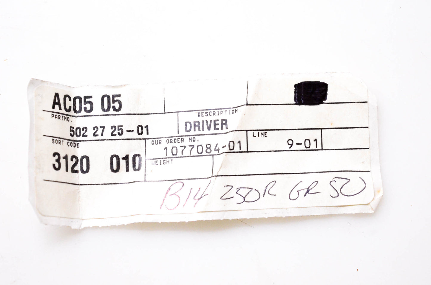New OEM Husqvarna 502 27 25-01, 502272501 Driver NOS