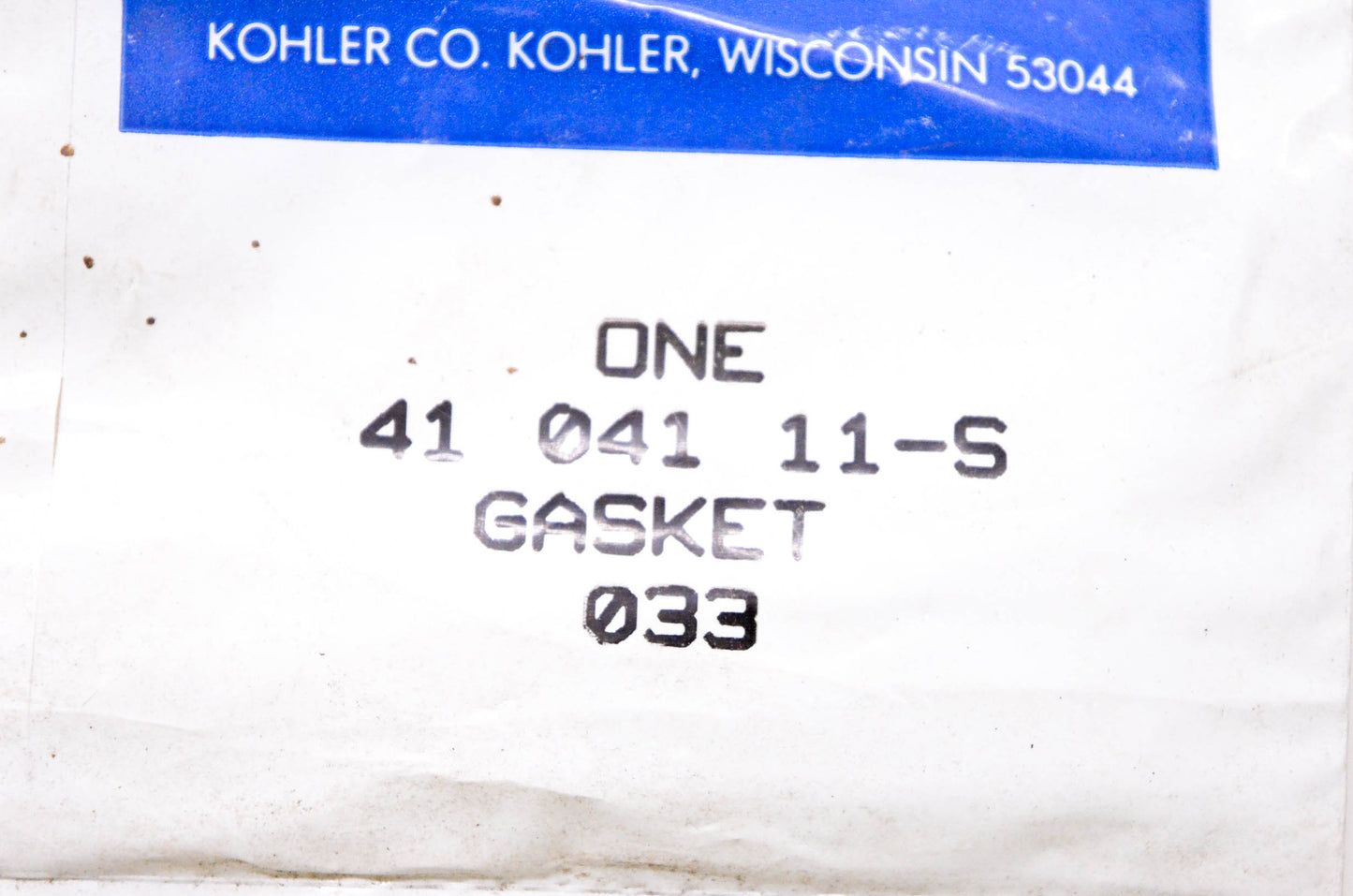Kohler 41 041 11-S Gasket NOS