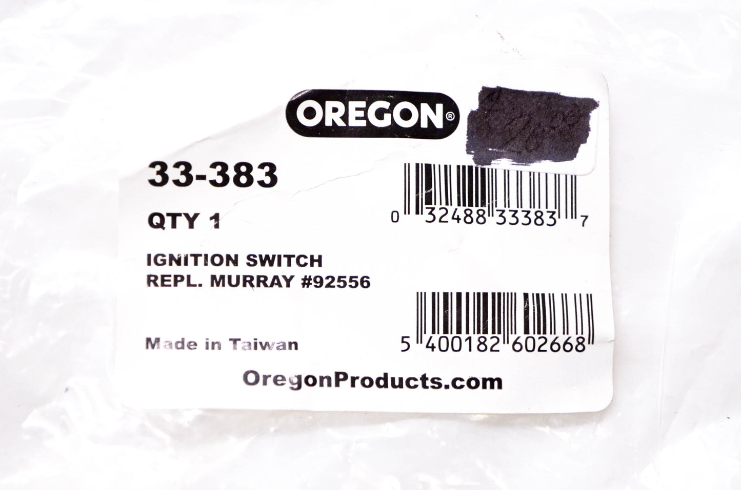 Oregon 33-383 Ignition Switch NOS