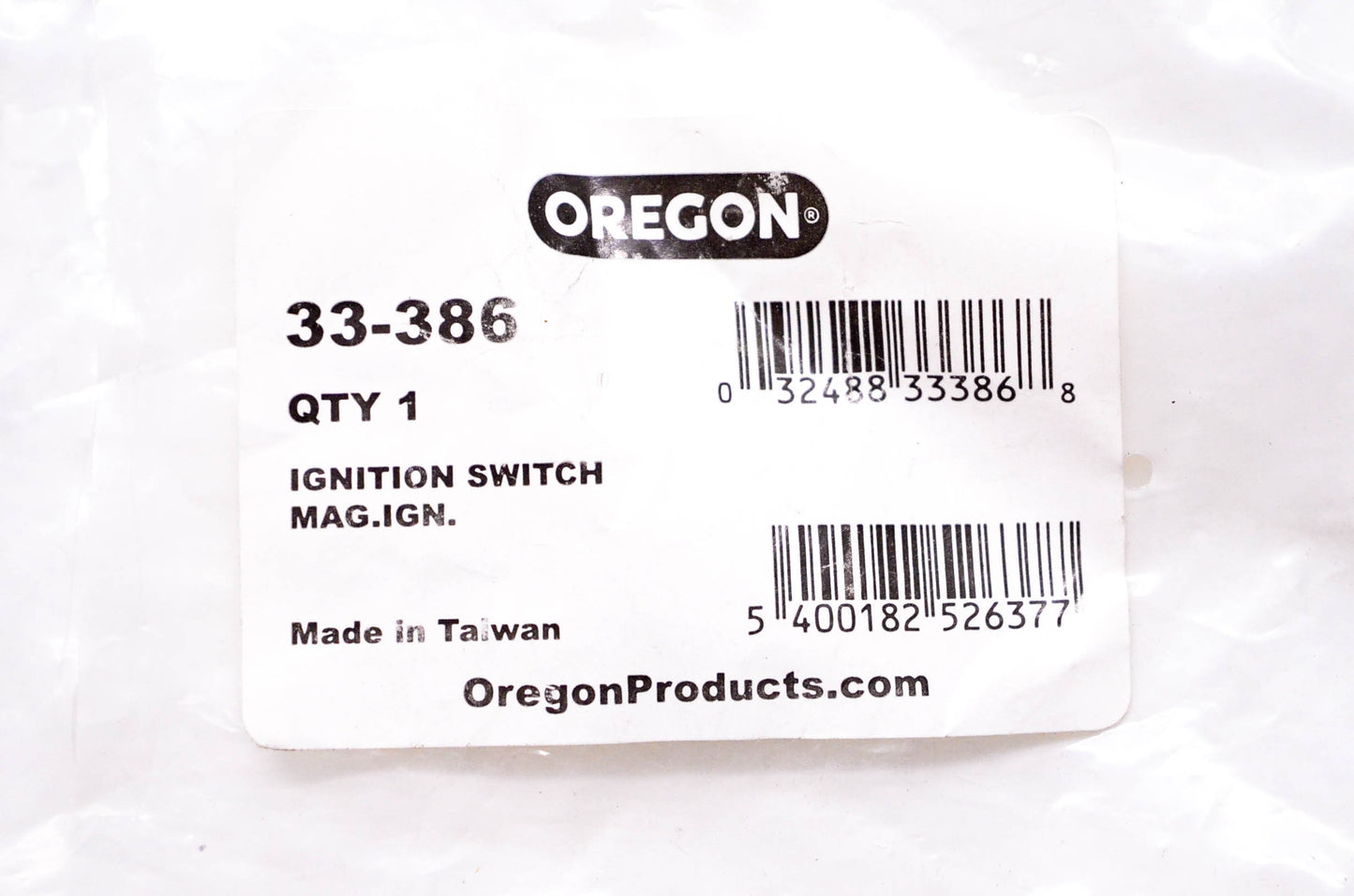 Oregon 33-386 Ignition Switch NOS