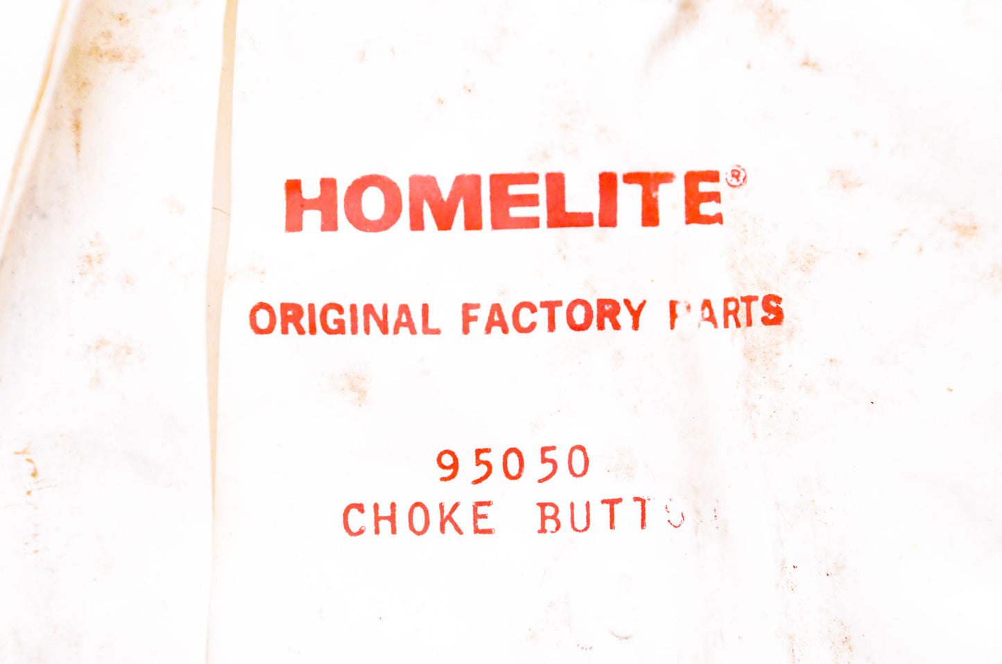Homelite 95050 Choke Button Lever NOS