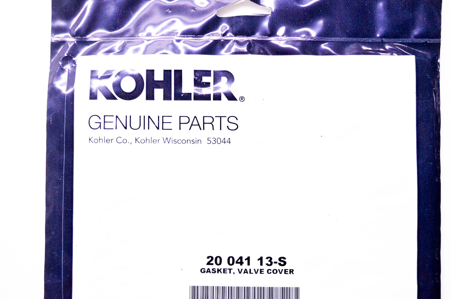 Kohler 20 041 13-S Valve Cover Gasket NOS