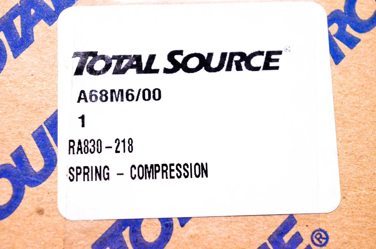 Total Source 830-218, RA830-218 Compression Spring fits Raymond NOS