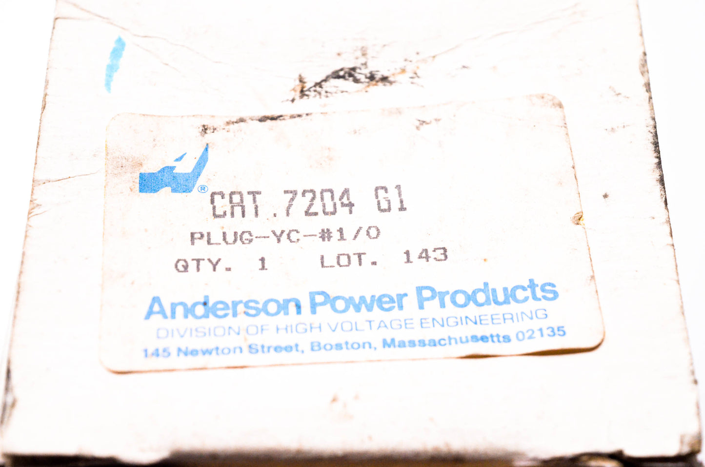 Anderson Power Products 7204 G1 YC Plug Kit NOS