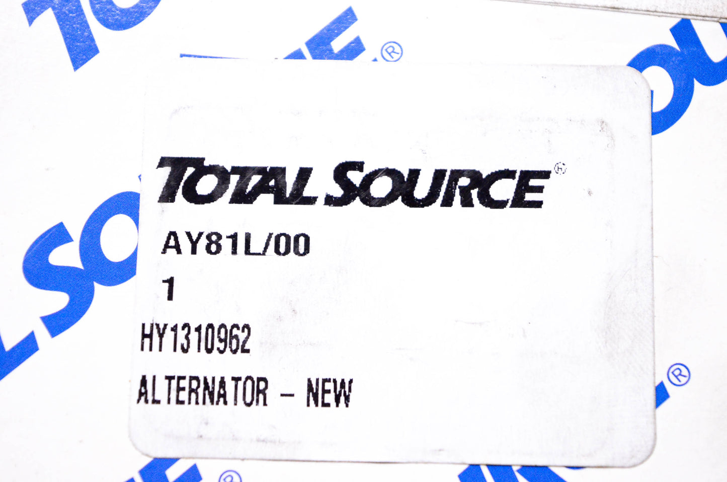 Total Source 1310962, HY1310962 New Alternator for Hyster NOS