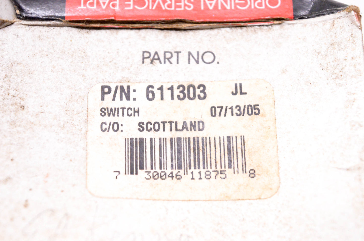 New OEM Tecumseh 611303 Switch NOS