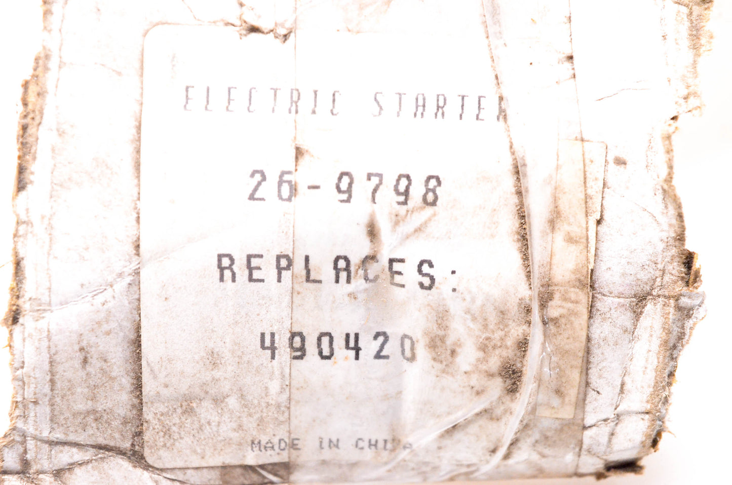 Rotary 26-9798, 490420 Electric Starter NOS