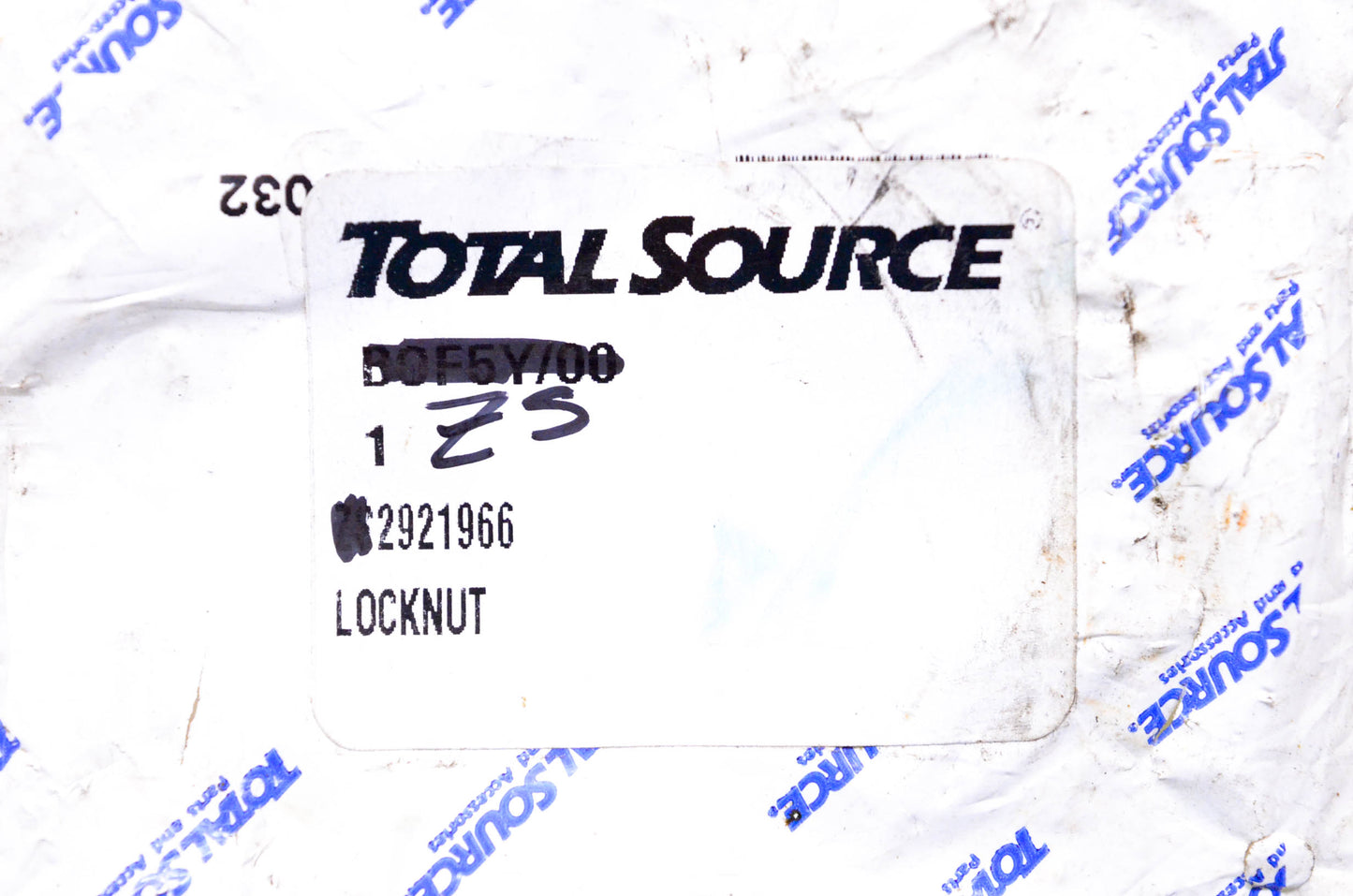 Total Source 2921966 Locknut NOS