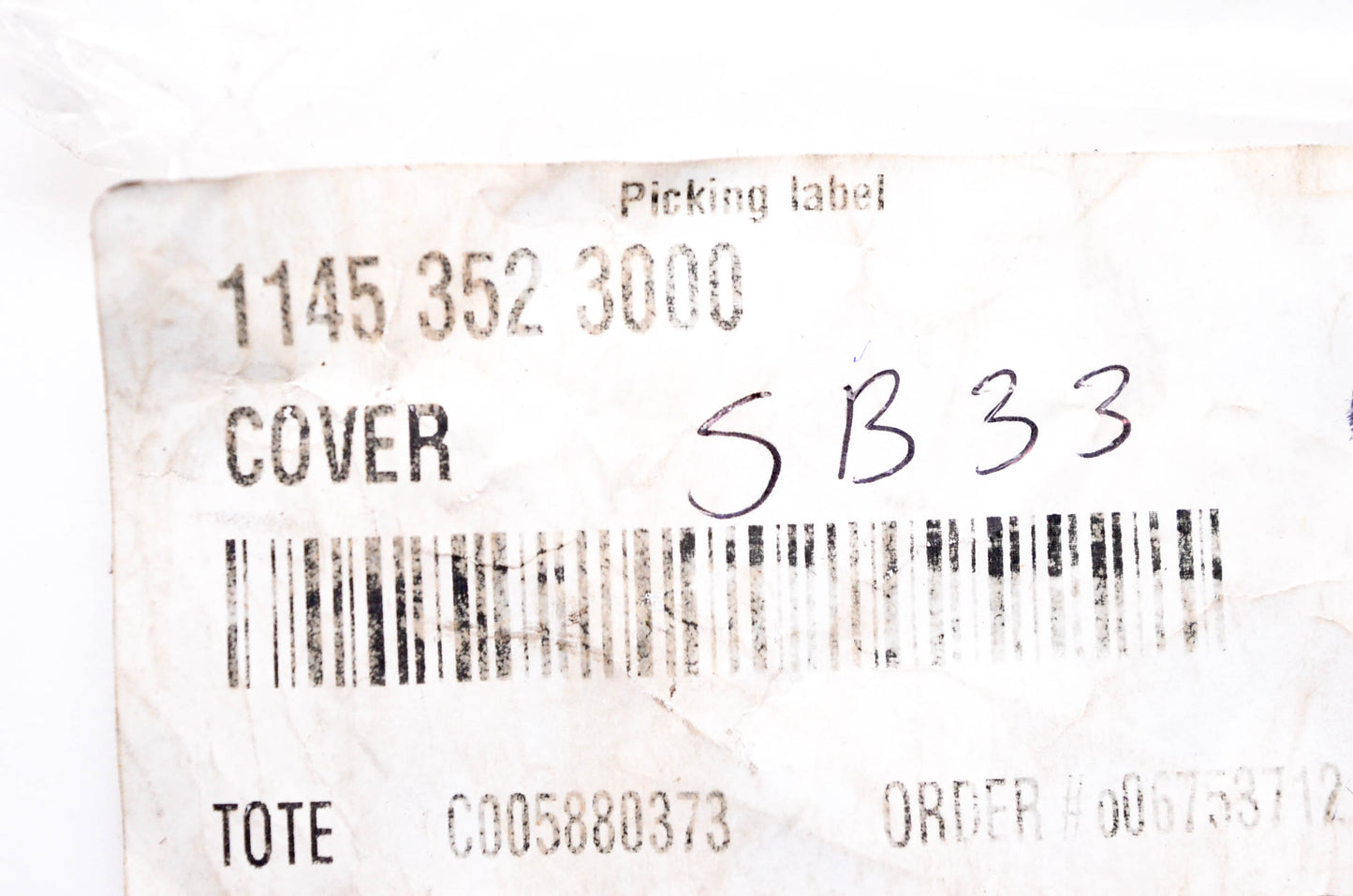 New OEM Stihl 1145 352 3000 Cover NOS