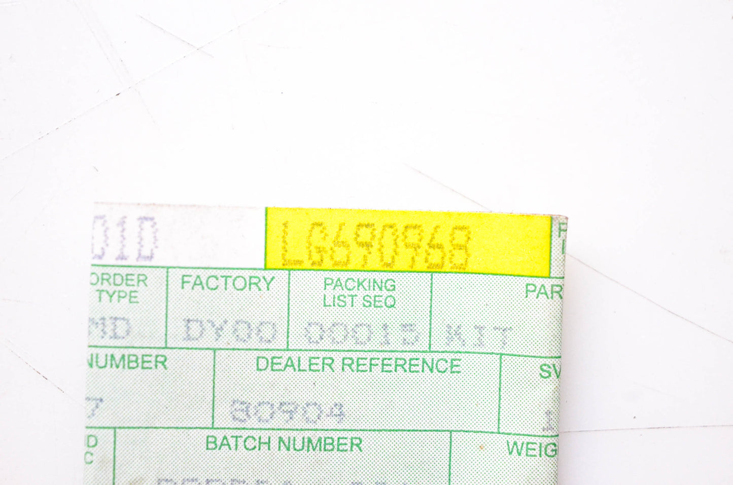 New OEM John Deere LG690968 Seal NOS