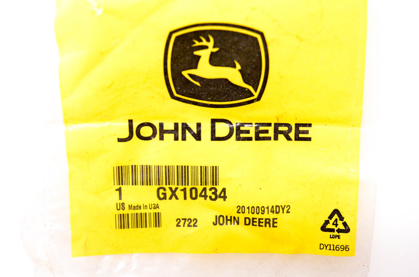 New OEM John Deere GX10434 Push Nut NOS