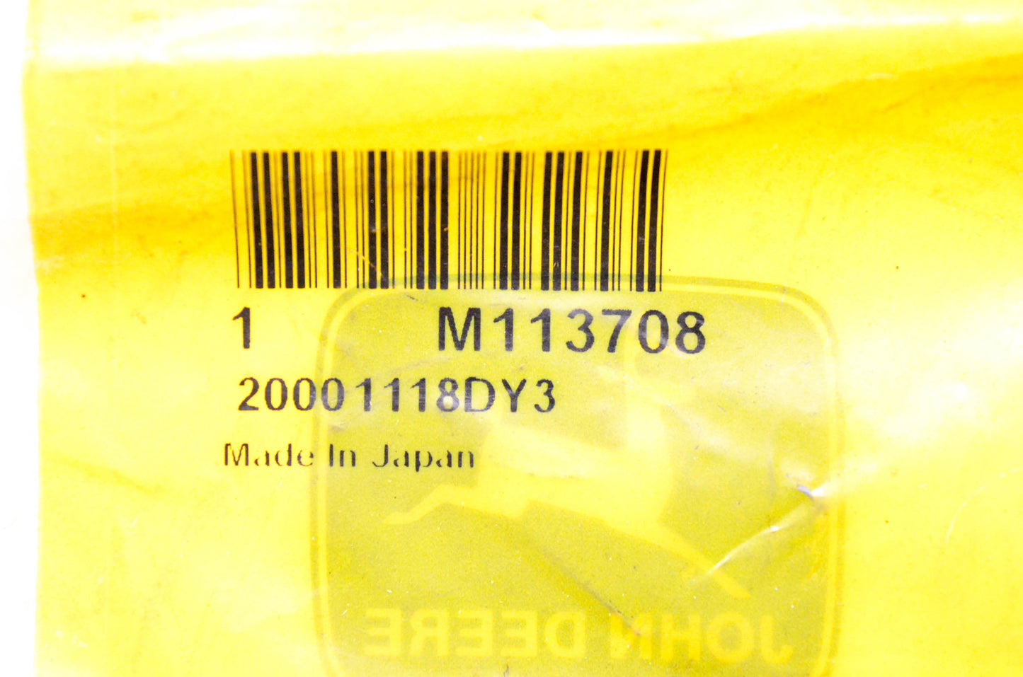 New OEM John Deere M113708 Gasket NOS