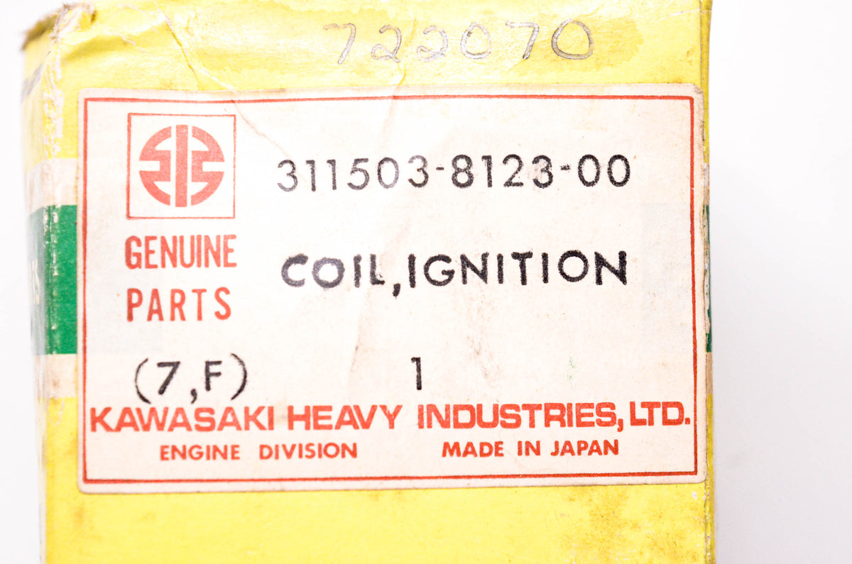 New OEM Kawasaki 311503-8123-00 Ignition Coil NOS