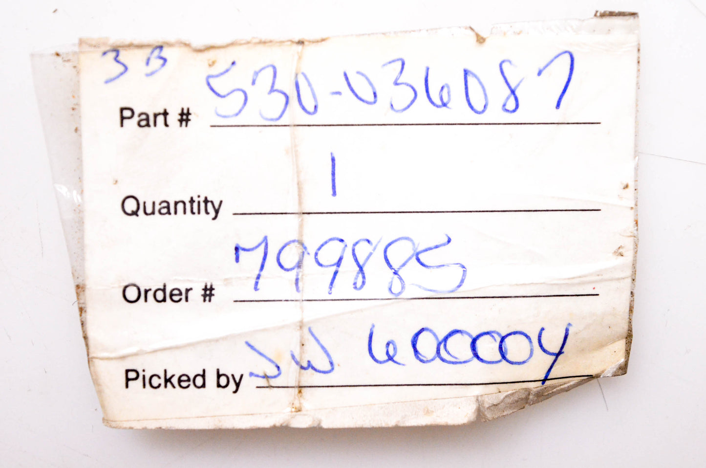 Jonsered 530-036087 Chainsaw Rear Handle Cover NOS