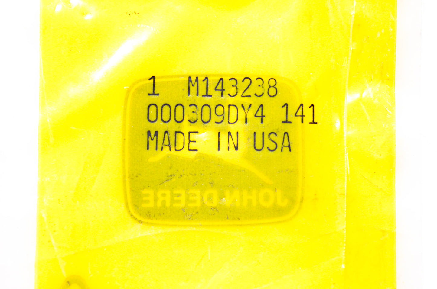 New OEM John Deere M143238 Label NOS