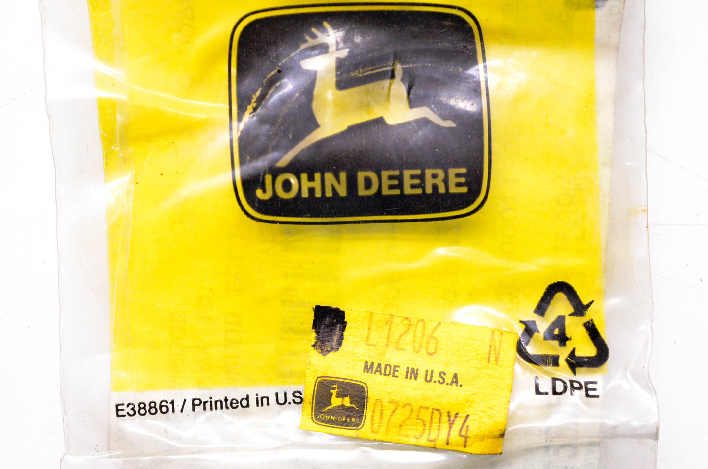 New OEM John Deere L1206N Seal NOS