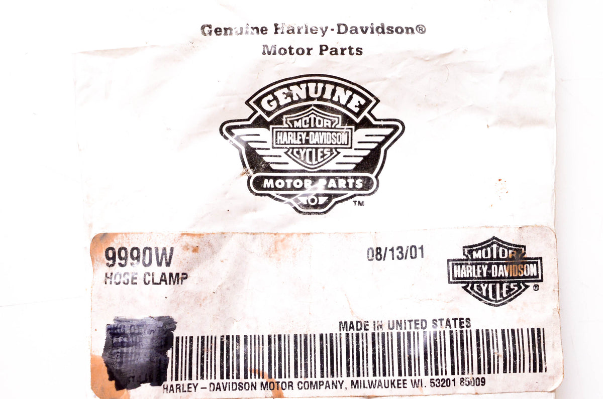 New OEM Harley-Davidson 9990W Clamp NOS