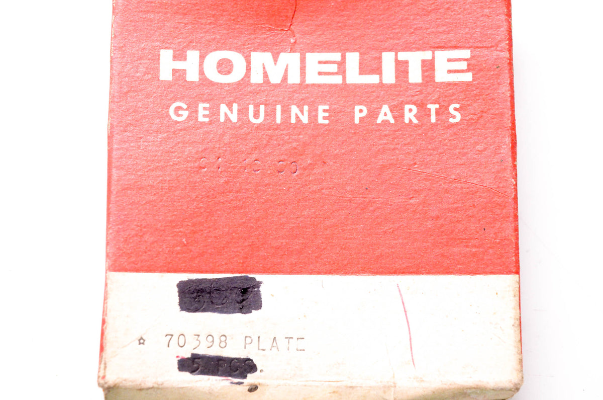 Homelite 70398 Plate NOS