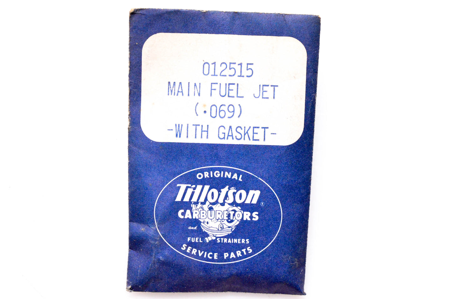 Tillotson 012515 Main Fuel Jet NOS