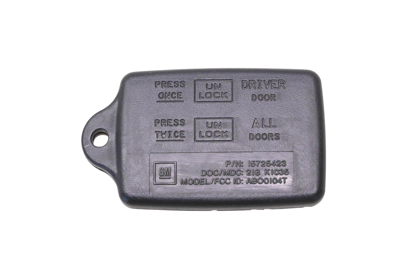 General Motors 15725423 Keyless Entry Remote Fob NOS