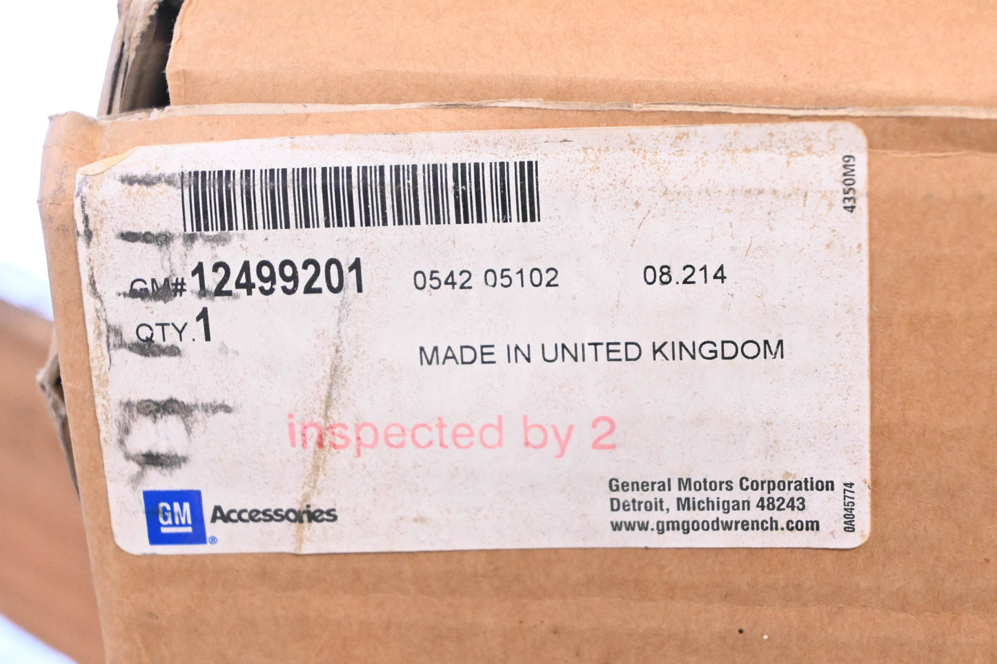 General Motors 12499201 Flush Mount Spoiler Kit NOS