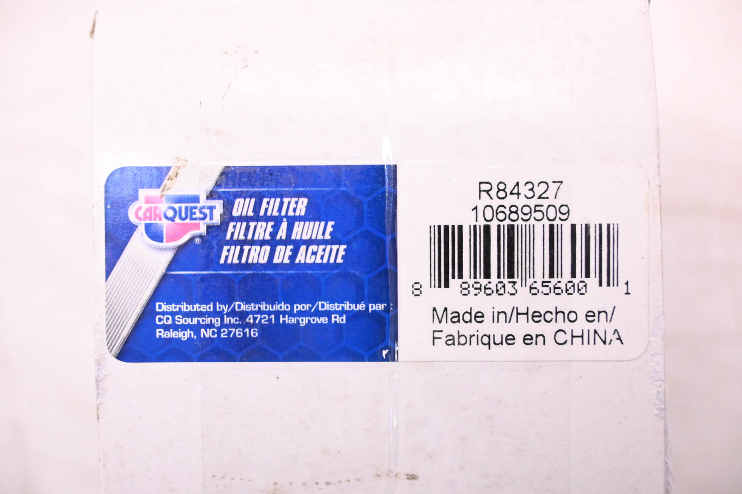 Carquest R84327, 10689509 Engine Oil Filter Assembly Kit NOS