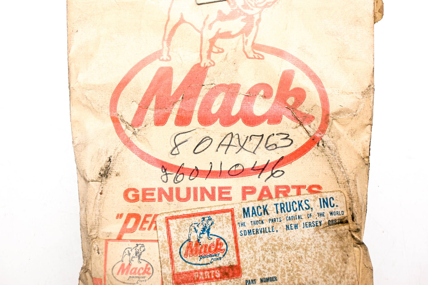 Mack 80AX763, 26011046 Bushing NOS