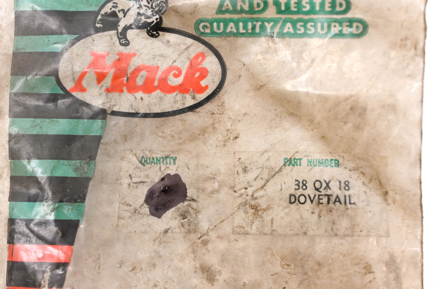 Mack 38QX18 Dovetail Bracket NOS