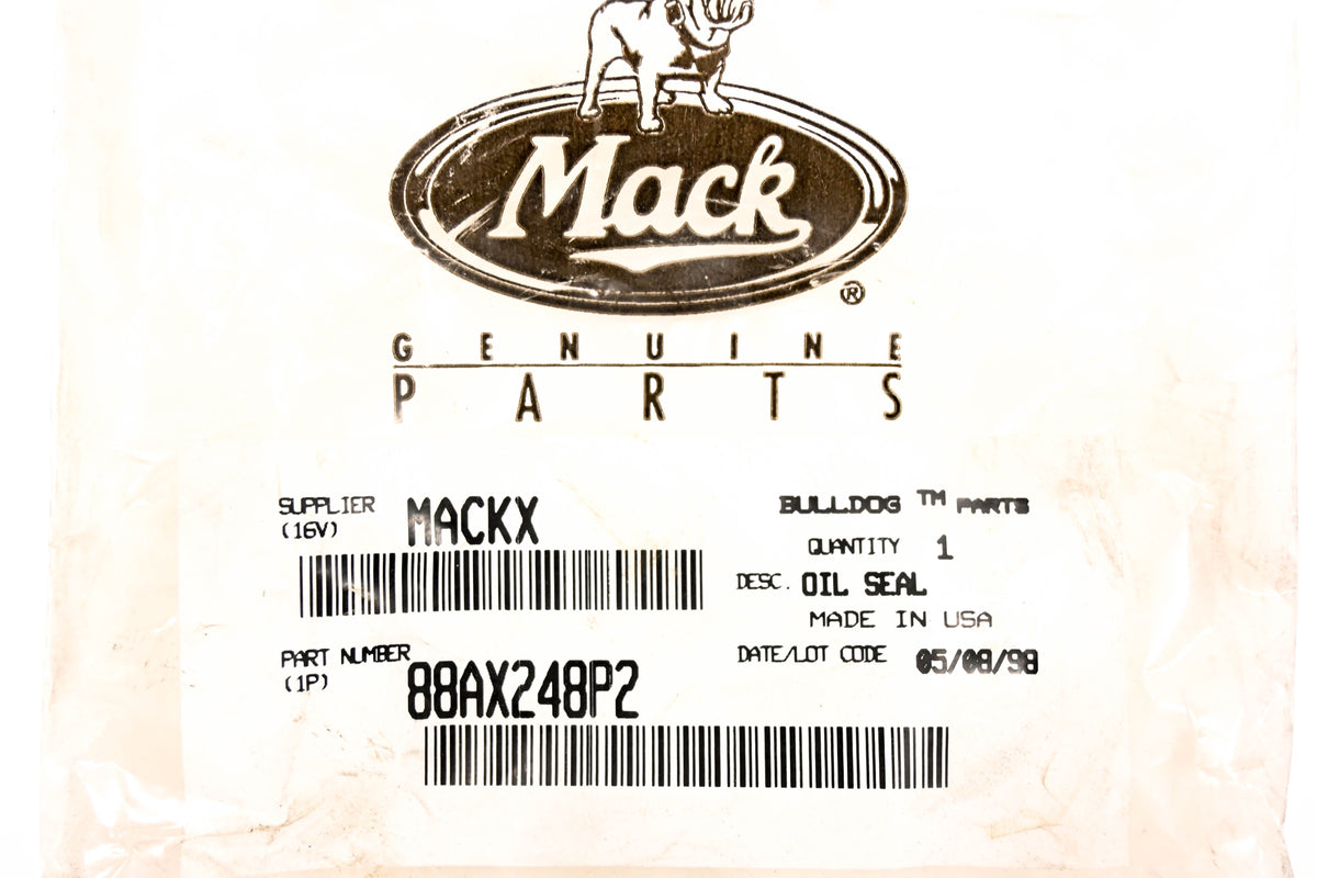 Mack 88AX248P2, 455018R National Oil Seal NOS
