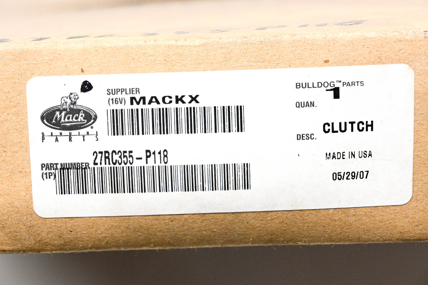 Mack 27RC355P118, 25175006 Clutch Cable NOS