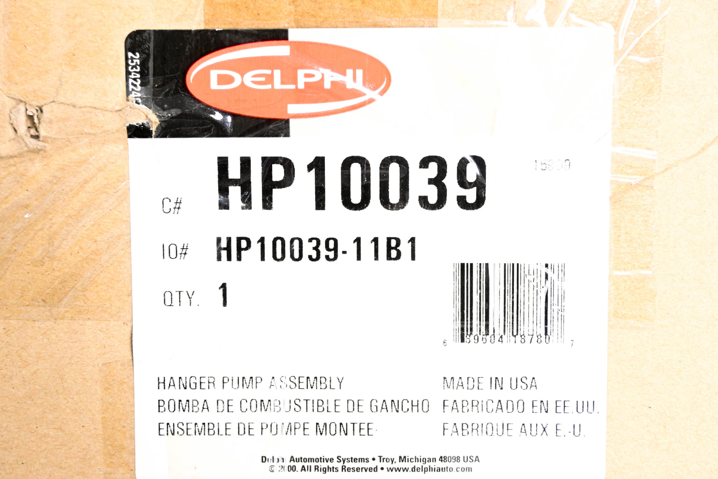 Delphi HP10039 Hanger Pump Kit NOS